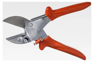 Produktbild von Profi Amboss Gartenschere mit stufenloser Griffweitenverstellung - scharfe Schere mit Stahlklinge und Antihaftbeschichtung für Schneidarbeiten an Obstbäumen