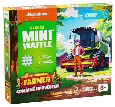 Immagine prodotto di MARIOINEX Klocki waffle Farmer kombajn 50el 07528