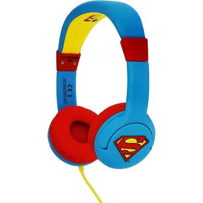 Zdjęcie produktu dla Superman - Słuchawki nauszne, logo OH104 (uniwersalny rozmiar) (niebieski/czerwony/żółty)