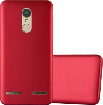 Produktbild von Cadorabo Schutzhülle für Lenovo K6 / K6 POWER Hülle in Rot Handyhülle TPU Silikon Etui Cover Case