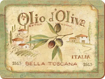 Obrázok produktu pre Korkové prestieranie Olio D'Oliva veľké