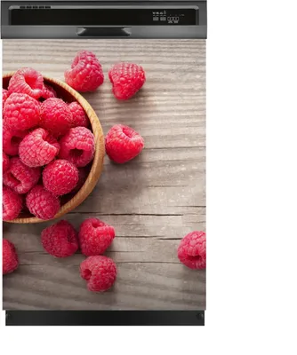 Produktbild von Magnete Dekorative 60x80 cm Küche Magnetmatte Spülmaschine - Süß Himbeeren Schale
