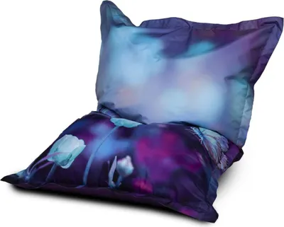 Obrázek produktu pro Ecopuf, sedací vak Pouf, sedací vak Poufsessel Pufsack pro děti, dospělé, Dg52 Schmetterlinge2, S 140x100cm