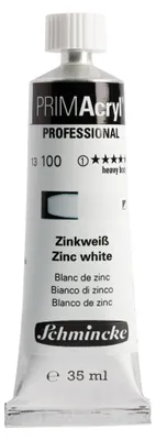 Produktbild von Zinkweiss 35ml - PRIMAcryl Acrylfarbe Schmincke 13 100 009