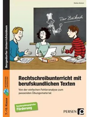 Immagine prodotto di Rechtschreibunterricht mit berufskundlichen Texten