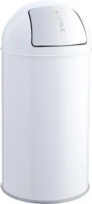 Image de helit H24017-05 Abfallbehälter weiss 30l