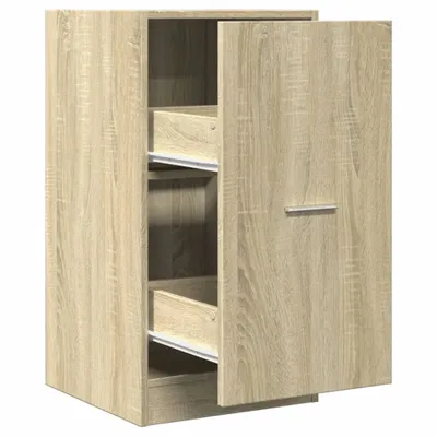 Produktbild von vidaXL Apothekerschrank Sonoma-Eiche 40x41x77,5 cm Holzwerkstoff