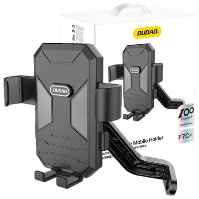 Zdjęcie produktu dla Dudao F7C+ uchwyt telefonu na rower / motocykl - Czarny KP27725
