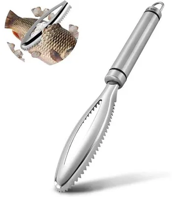 Produktbild von Fischabzweiger - Entfernen - Fischschaber - Küchenhilfe - Edelstahl