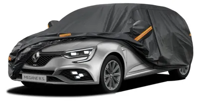 Image de Housse de protection pour voiture, imperméable et respirante, pour Renault Megane berline (1999-2025), couleur noire