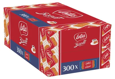 Zdjęcie produktu dla Ciasteczka karmelowe Lotus Biscoff idealne do gorących napojów 300 szt