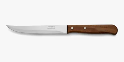 Image de Couteau de cuisine Arcos Latina 100601 en acier inoxydable Nitrum et mangue pressée, lame de 13 cm, sous blister.