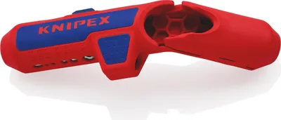 Zdjęcie produktu dla KNIPEX 16 95 01 SB ErgoStrip® uniwersalne narzędzie do ściągania izolacji dla praworęcznych 135 mm