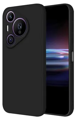 Produktbild von Conie TPU Schutzhülle für Huawei Pura 70 Tasche Case Cover Bumper Silikon Hülle in Schwarz matt