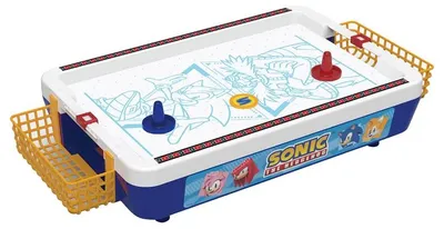 Image de Table de air hockey Sonic Merchant Ambassador - Jeu d'arcade électronique - 52,6 x 7,8 x 27,8 cm