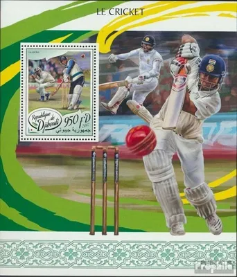Produktbild von Briefmarken Dschibuti 2017 Mi Block 857 (kompl. Ausg.) postfrisch Kricket