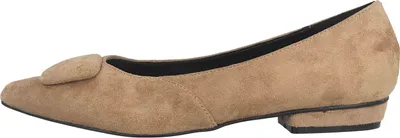 Produktbild von Andres Machado Ballerinas in Übergrößen Beige AM5541 Ante Beige große Damenschuhe