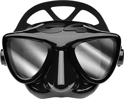Image de C4 Plasma Mirror Masque de pêche sous-marine Noir Noir One Size