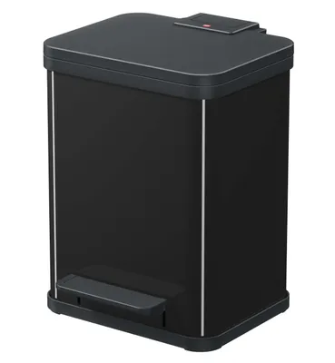 Obrázok produktu pre Hailo 0622-260 Pedálový separátor odpadu Hailo Öko duo plus M, 2x9 L, čierny