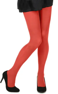 Produktbild von Strumpfhose Blickdicht 60 DEN rot - M / L
