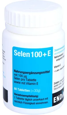 Image de ENDIMA Sélénium 100 + E comprimés, 60 comprimés