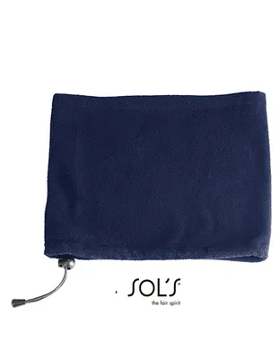 Immagine prodotto di SOLs 00597 | Sciarpa e cappello in pile per l'inverno - Colore: French Navy - Dimensioni: 25 x 23 cm