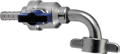 Produktbild von Bierabstellhahn 10mm gebogen