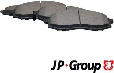 Produktbild von JP GROUP Bremsbeläge Satz Vorne für NISSAN NAVARA (D22) 4063600510