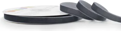 Produktbild von Samtband 10mm x 10m Rolle Anthrazit