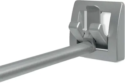 Produktbild von Kleiderstange Garderobenstange 100cm passend für Garderobe mit zwei Haken, Chrom