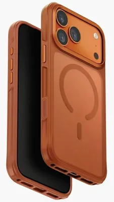 Zdjęcie produktu dla Etui do ładowania Uniq Veren do iPhone 17 Pro Max Magclick - pomarańczowe