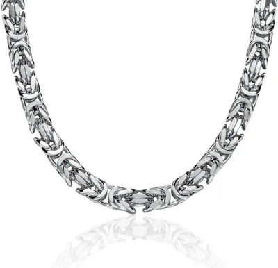 Produktbild von 925er Silber Königskette für Herren von JEWLIX, 7,5 mm
