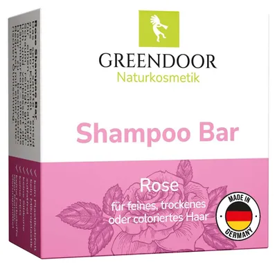 Produktbild von GREENDOOR Shampoo Bar Rose