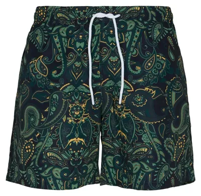Produktbild von Urban Classics - Badeshorts für Herren TN304 (M) (Grün/Schwarz)