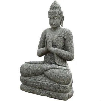 Produktbild von Buddha Figur Uluberia mit Anjali Mudra 60 x 88 x 150 cm