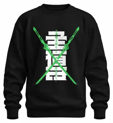 Zdjęcie produktu dla Bluza z kapturem "Katana Cyberpunk Anime Manga Japan Y2K Samurai", czarna, rozmiar S