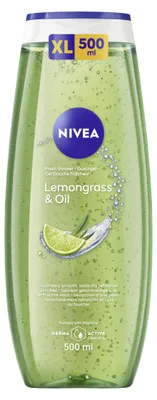 Obrázok produktu pre NIVEA Lemongrass & Oil, Sprchovací gél, 500 ml, Dospelí, Ženy, Telo, Univerzálna pleť