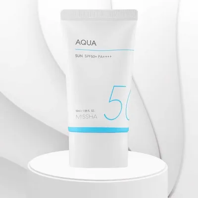 Produktbild von MISSHA AQUA Sonnenschutz fr Gesicht und Krper mit SPF50+/PA++++, 50 ml