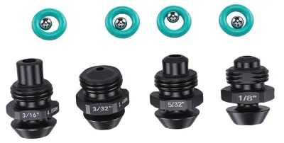 Image de 4 embouts de retenue pour outil de rivetage 3/32, 1/8, 5/32, 3/16 48-54-0100 pour 2550 M12