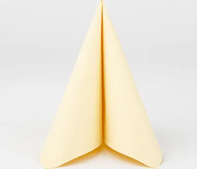 Produktbild von Sovie HORECA Serviette Creme aus Tissue Deluxe®, 4-lagig, 40 x 40 cm, 50 Stück