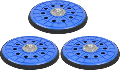Produktbild von 3x Trade-Shop Klett 225mm Schleifteller / Treibteller für Builder BDPG600 BDPG680 BDPG680-1 BDPD68, DEMA 600 W, Menzer LHS 225 Langhalsschleifer
