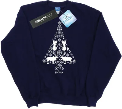 Produktbild von Disney - "Frozen" Sweatshirt für Damen BI6175 (XXL) (Marineblau)