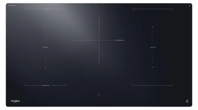 Produktbild von Whirlpool WTX6019DCF, Schwarz, Integriert, 59 cm, Zonen-Induktionskochfeld, Glaskeramik, 4 Zone(n)