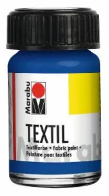 Obrázok produktu pre Marabu Textil 052, 15 ml, Modrá, Umývateľný, 1 kusov