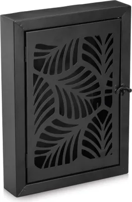 Zdjęcie produktu dla Metalowa skrzynka na klucze LEAVES, 30 x 22 x 5 cm