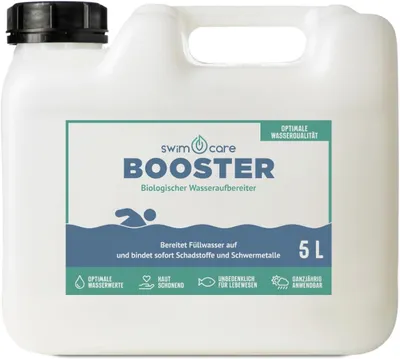 Produktbild von swimcare Booster 5L Biologischer Wasseraufbereiter für Schwimmteich & Naturpool