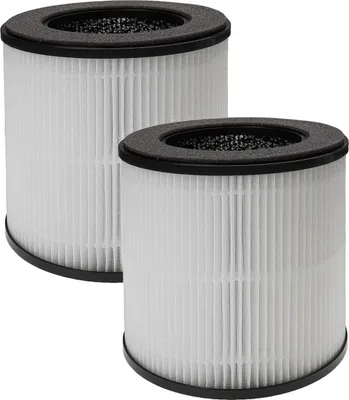 Produktbild von vhbw 2x Luftilter kompatibel mit Nobebird B-D02M Luftreiniger - Kombifilter Vorfilter + HEPA + Aktivkohle