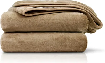 Productafbeelding van Dekbed - Knuffeldekbed, kasjmierachtig, 220 x 240 cm - Taupe