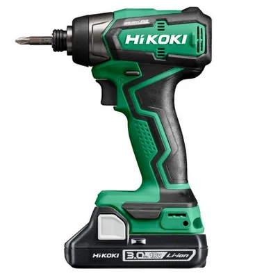 Produktbild von HiKoki 18V Akku Schlagschrauber(1/4") -2 x 3,0 Ah, 140 Nm- (WH18DDWQZ)