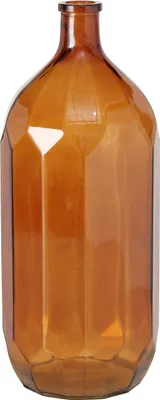 Produktbild von BOLTZE Dekovase "Amsterdam" aus Glas in braun, Vase Blumenvase